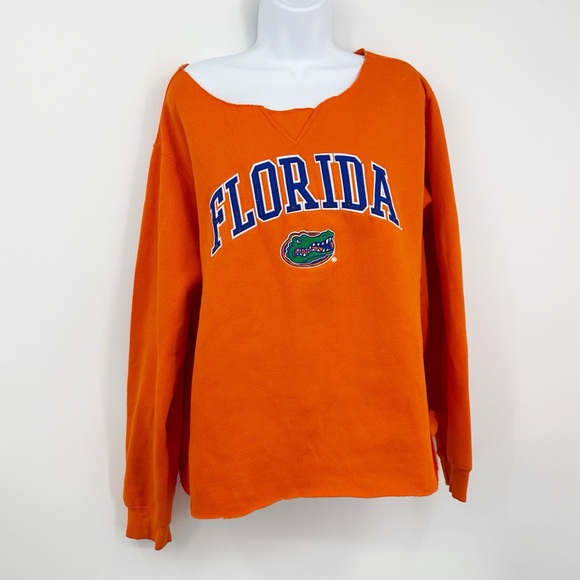 other Tops - Vintage Y2K Florida Gators Off The Shoulder Sweatshirt Size Medium Streetwear